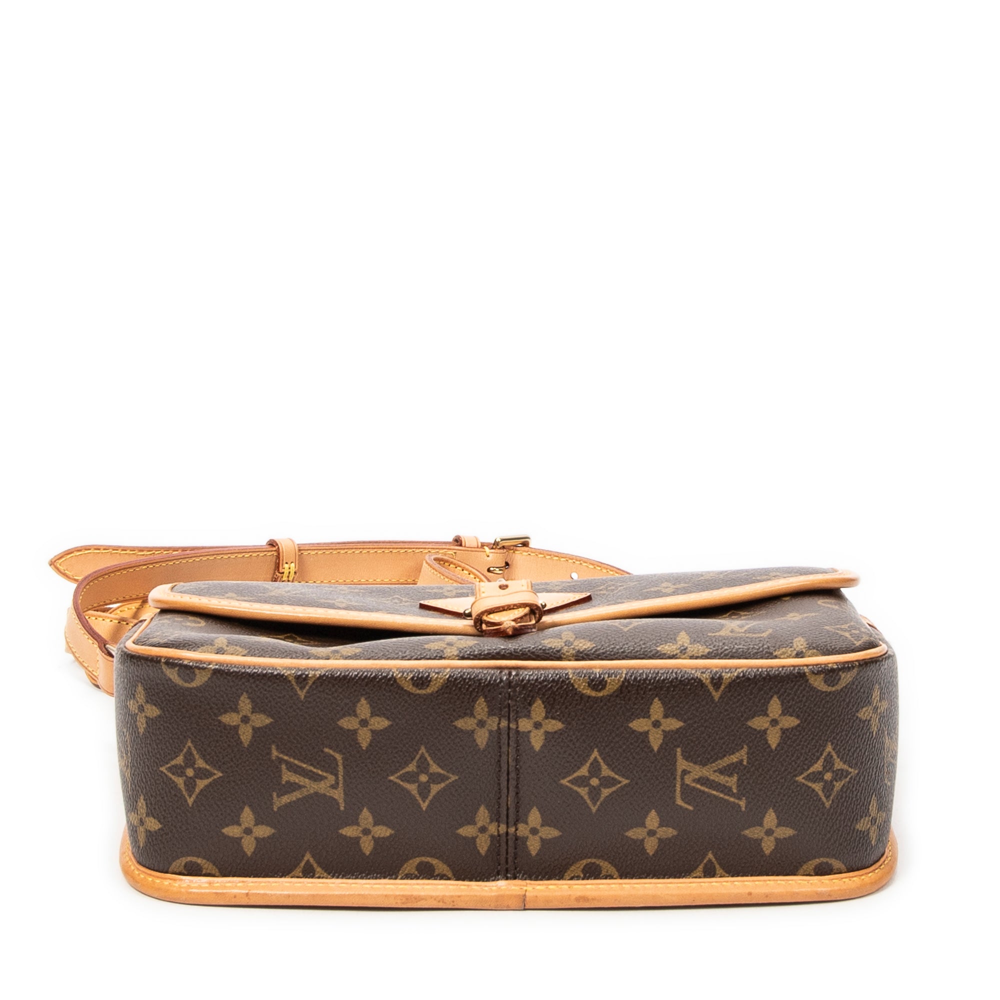 Shoulder Bag Sologne Brown Monogram Canvas
