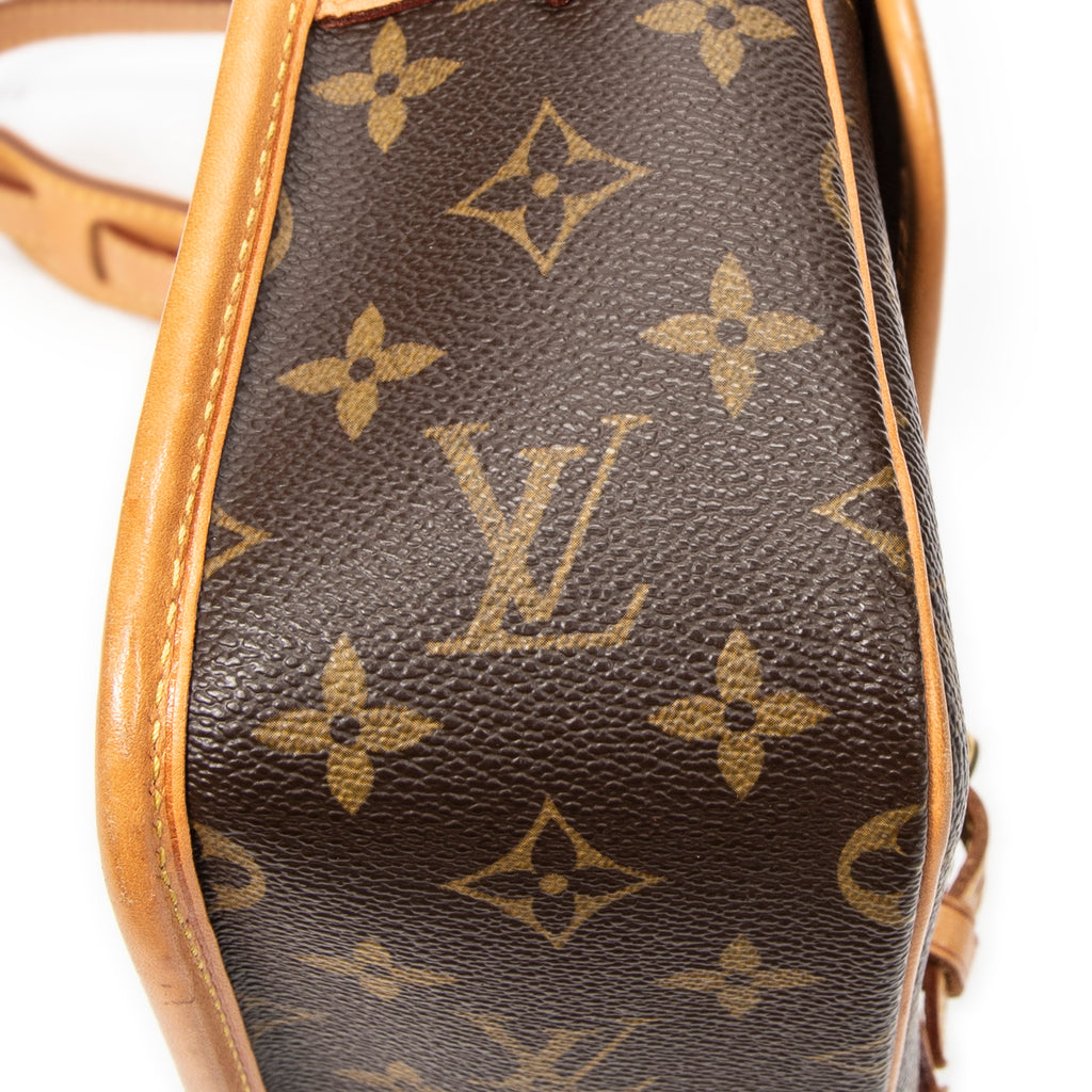 Shoulder Bag Sologne Brown Monogram Canvas