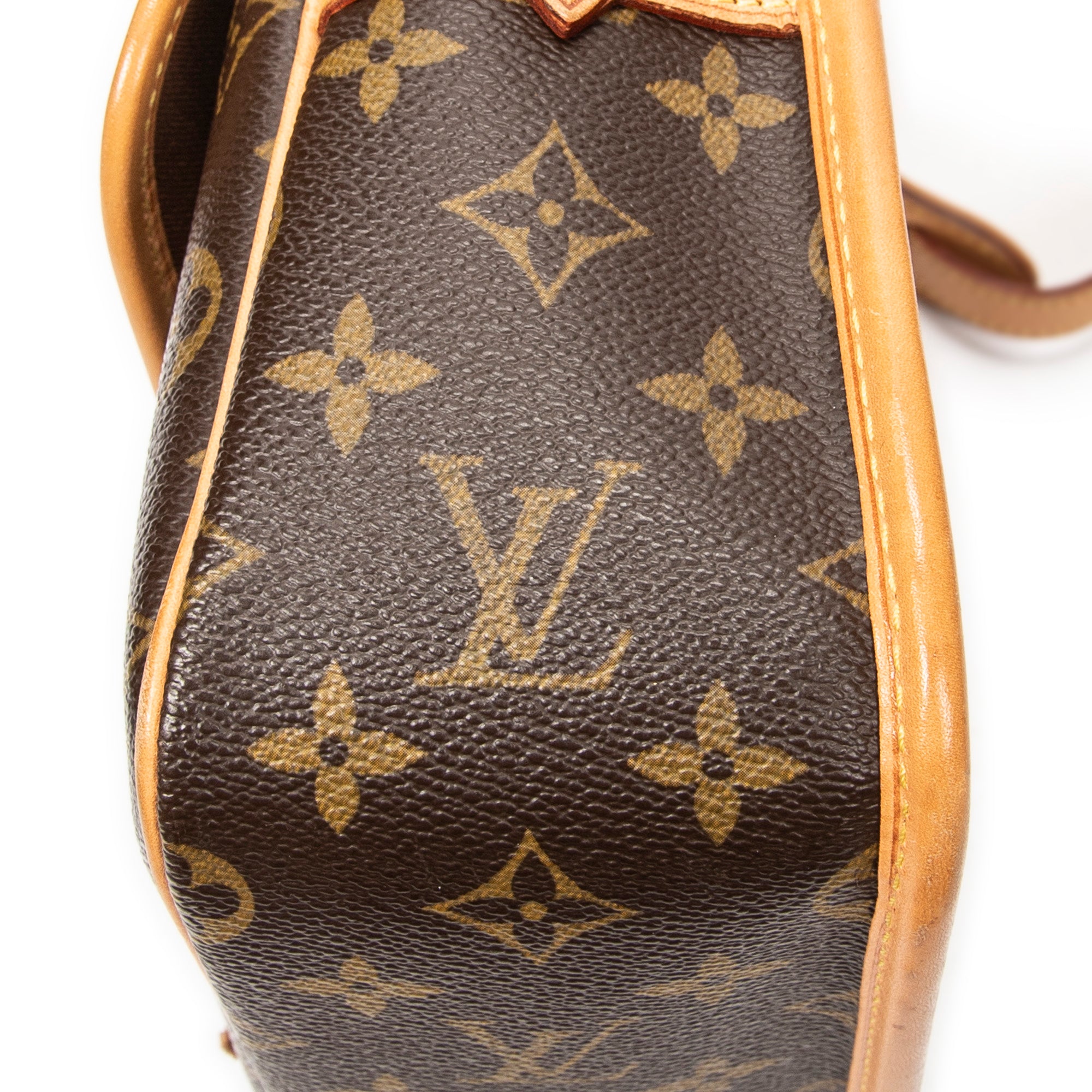 Shoulder Bag Sologne Brown Monogram Canvas