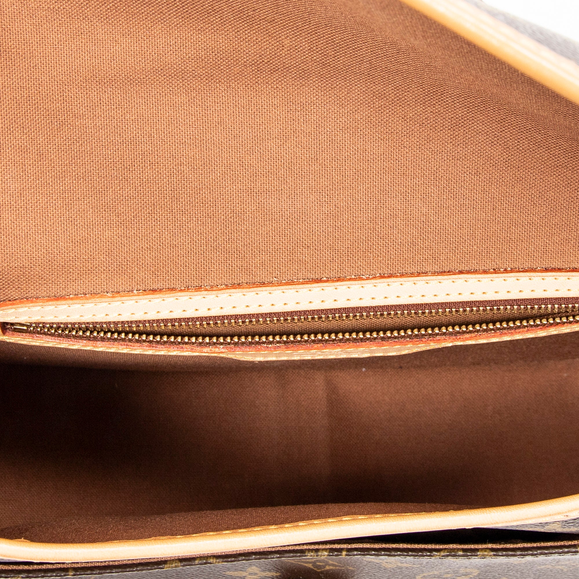 Shoulder Bag Sologne Brown Monogram Canvas