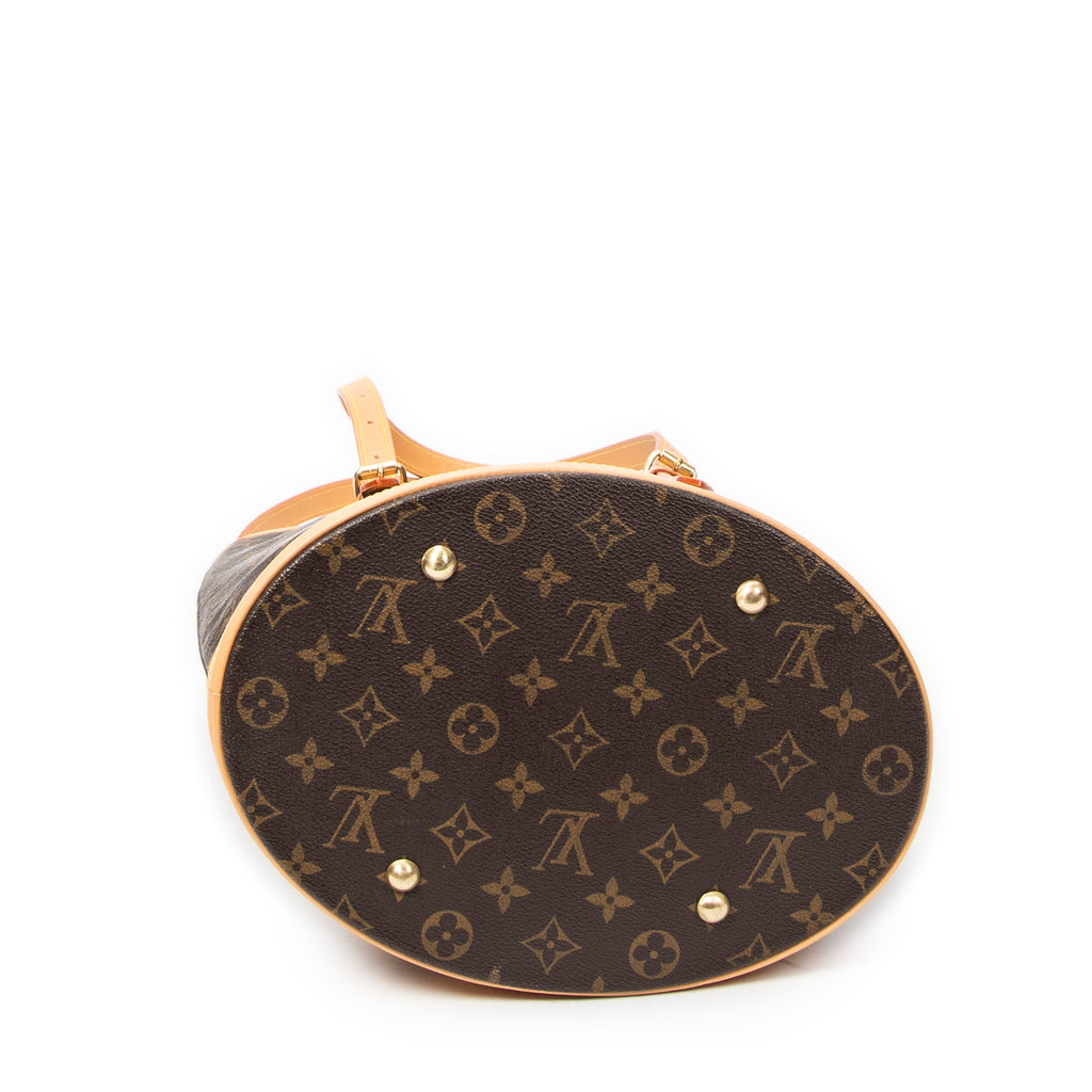 Shoulder Bag Bucket GM Brown Monogram Canvas