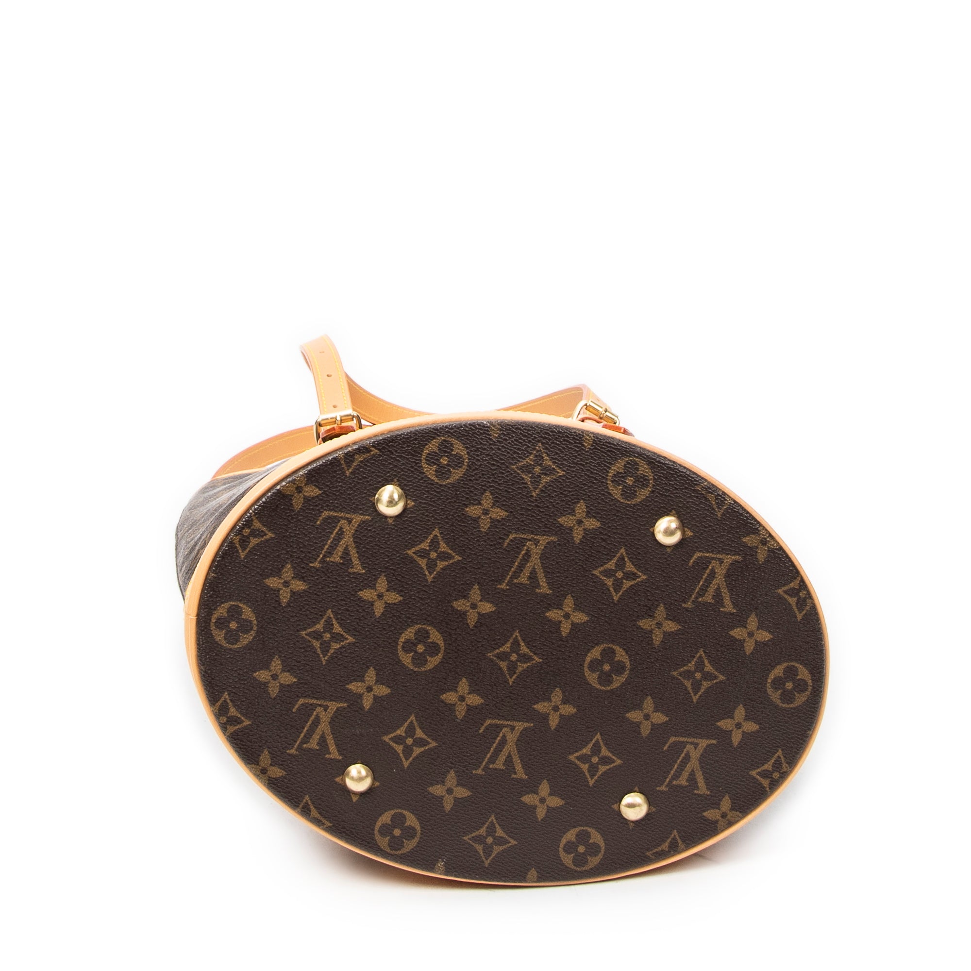 Shoulder Bag Bucket GM Brown Monogram Canvas
