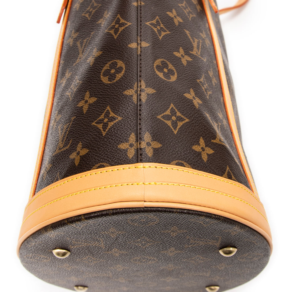 Shoulder Bag Bucket GM Brown Monogram Canvas