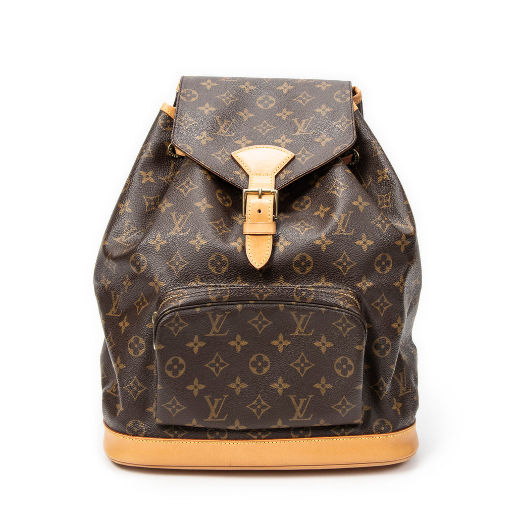 Backpack Montsouris GM Brown Monogram Canvas