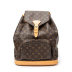 Backpack Montsouris GM Brown Monogram Canvas