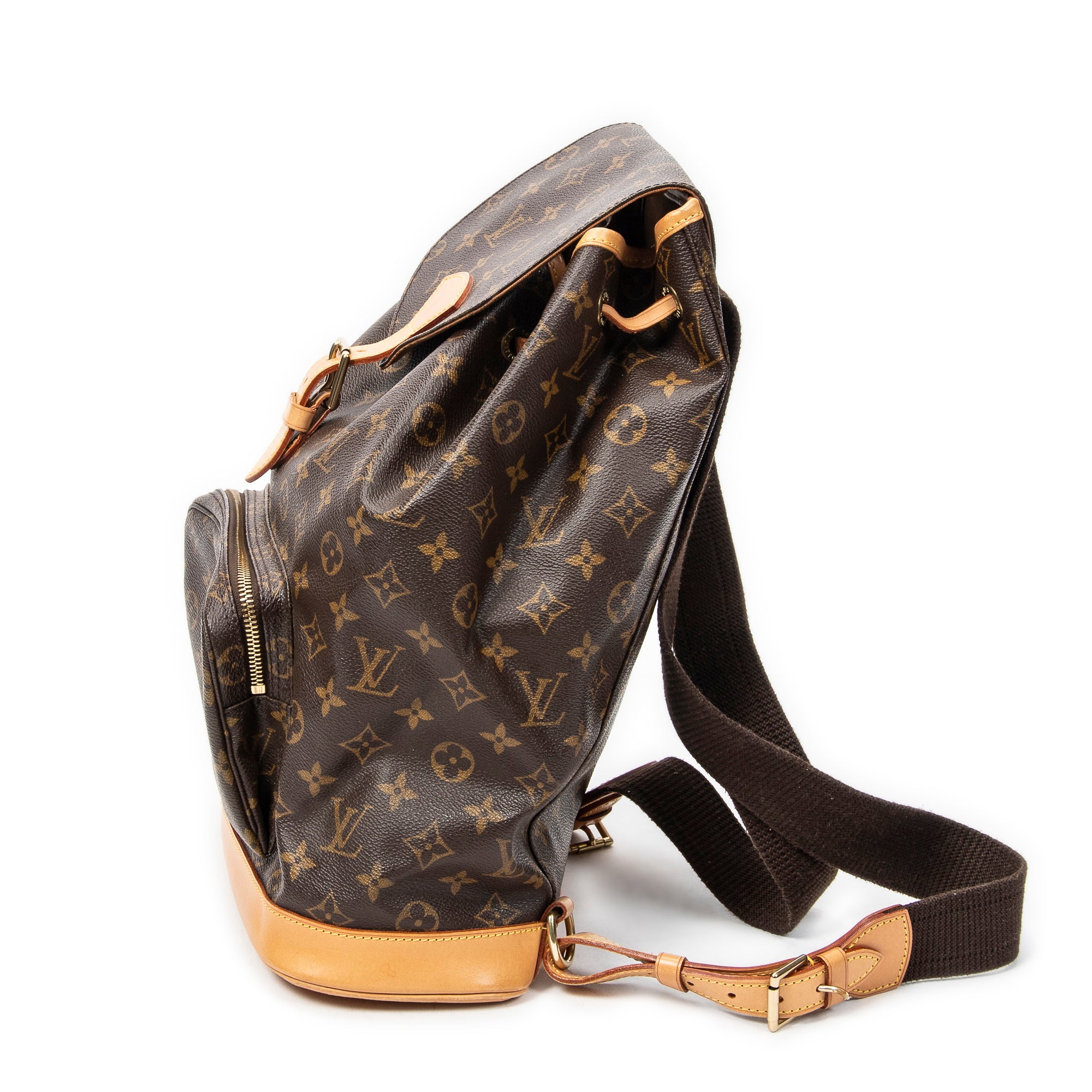 Backpack Montsouris GM Brown Monogram Canvas