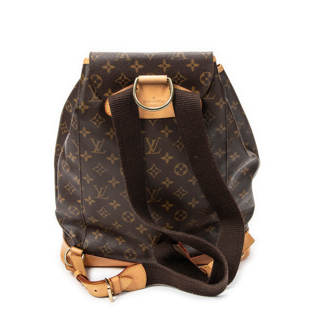 Backpack Montsouris GM Brown Monogram Canvas