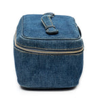Handbag Rare CC Denim Vanity Case Blue Denim Denim Canvas