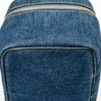 Handbag Rare CC Denim Vanity Case Blue Denim Denim Canvas