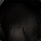 Shoulder Bag Double Zip Bowler Brown Zucca Canvas