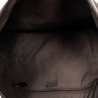 Shoulder Bag Large Flat Messenger Dark Brown Monogrammed Nylon Canvas