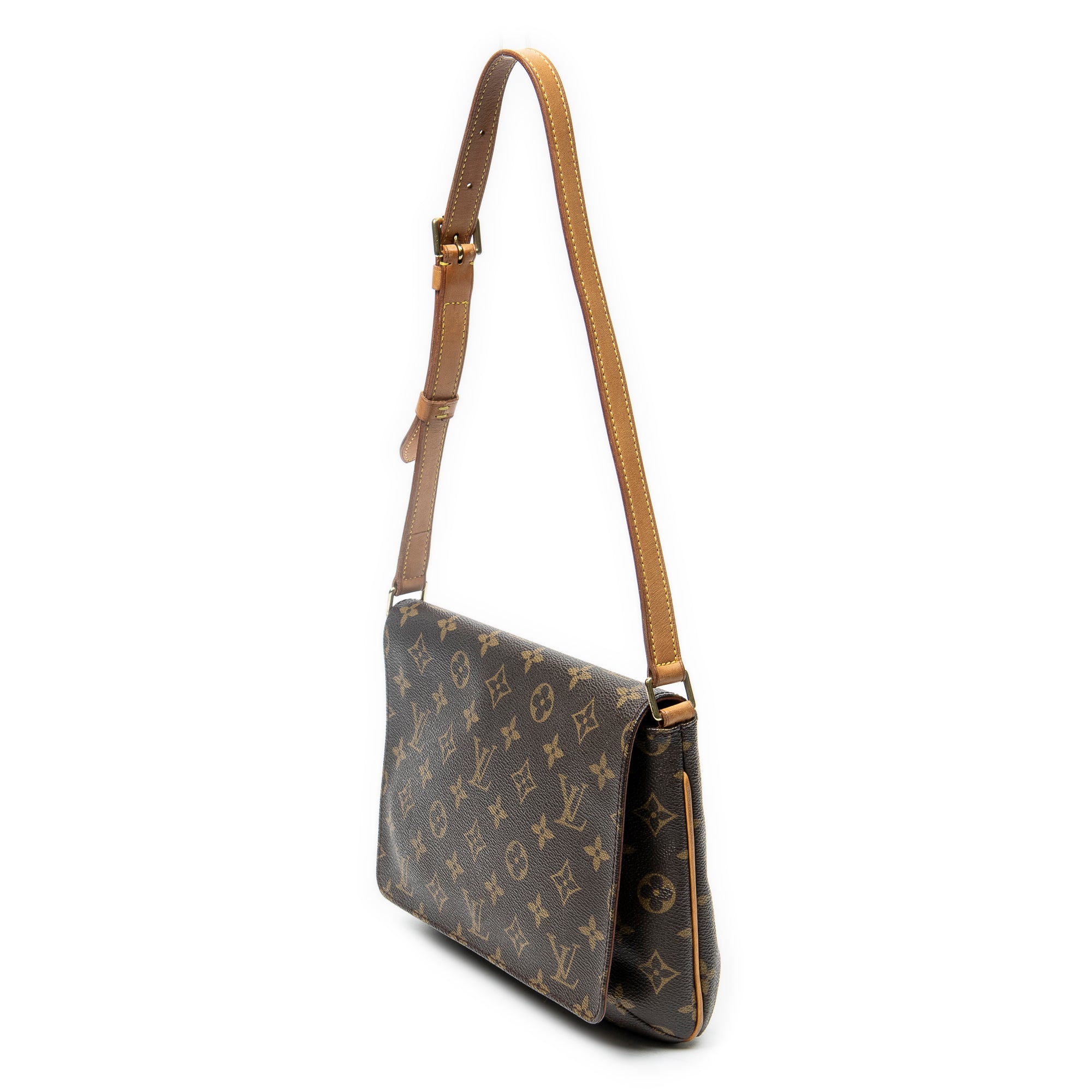 Shoulder Bag Musette Tango Brown Monogram Canvas