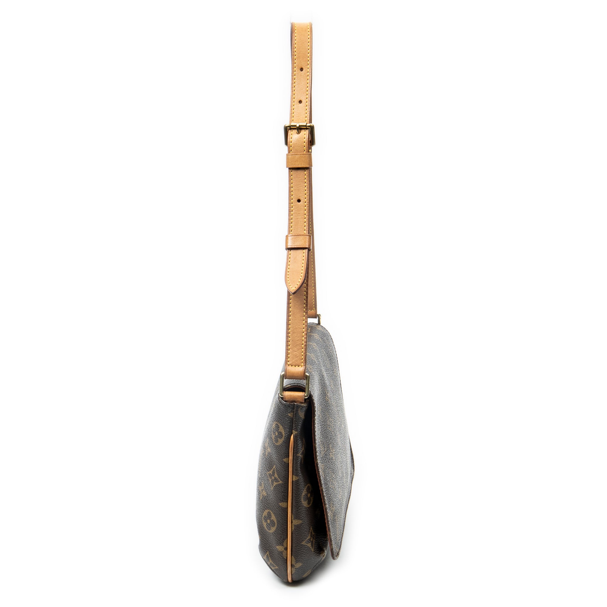 Shoulder Bag Musette Tango Brown Monogram Canvas