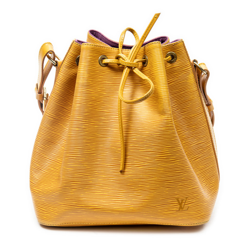 Shoulder Bag Noe PM Yellow Epi