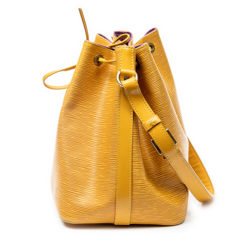 Shoulder Bag Noe PM Yellow Epi