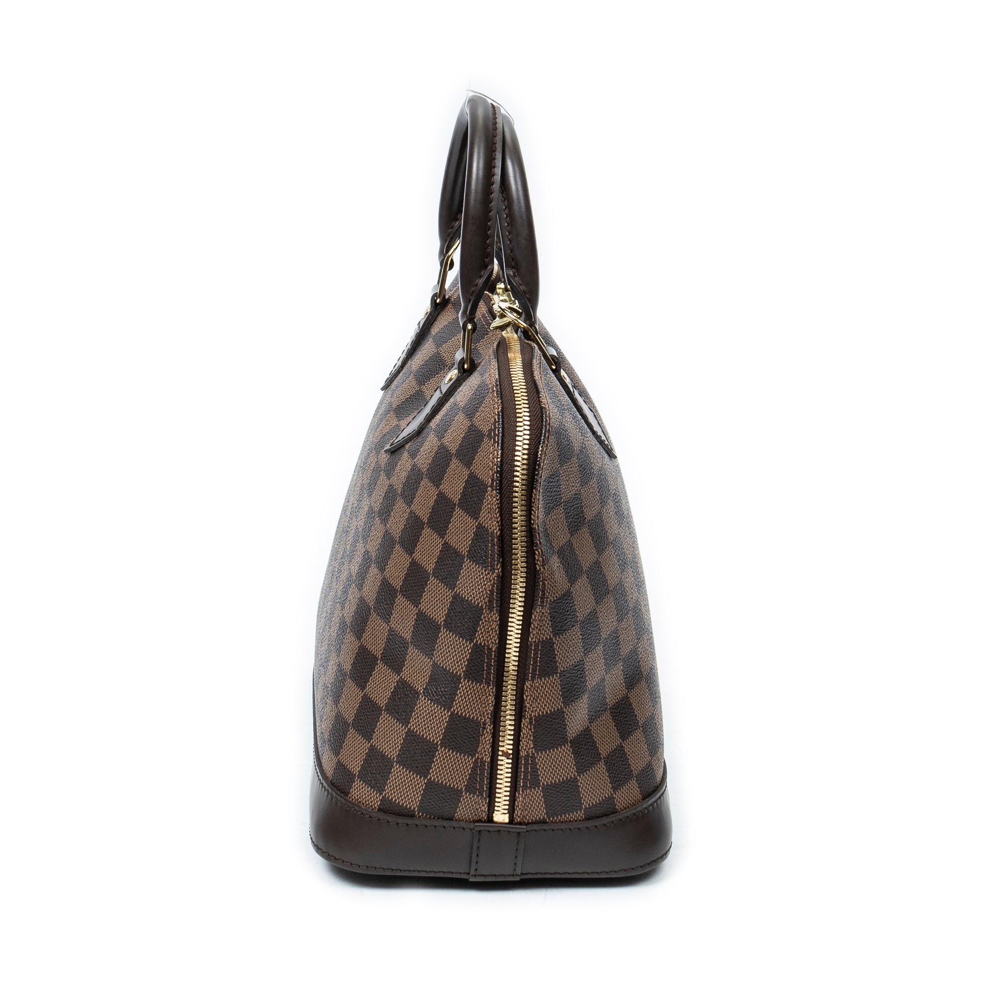 Handbag Alma PM Brown Damier Ebene