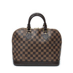 Handbag Alma PM Brown Damier Ebene