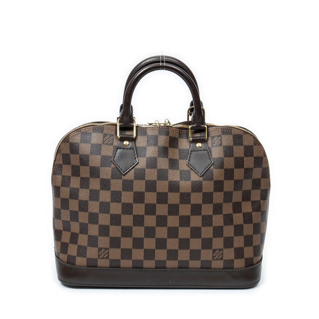 Sac à main Alma PM Damier Ebene marron