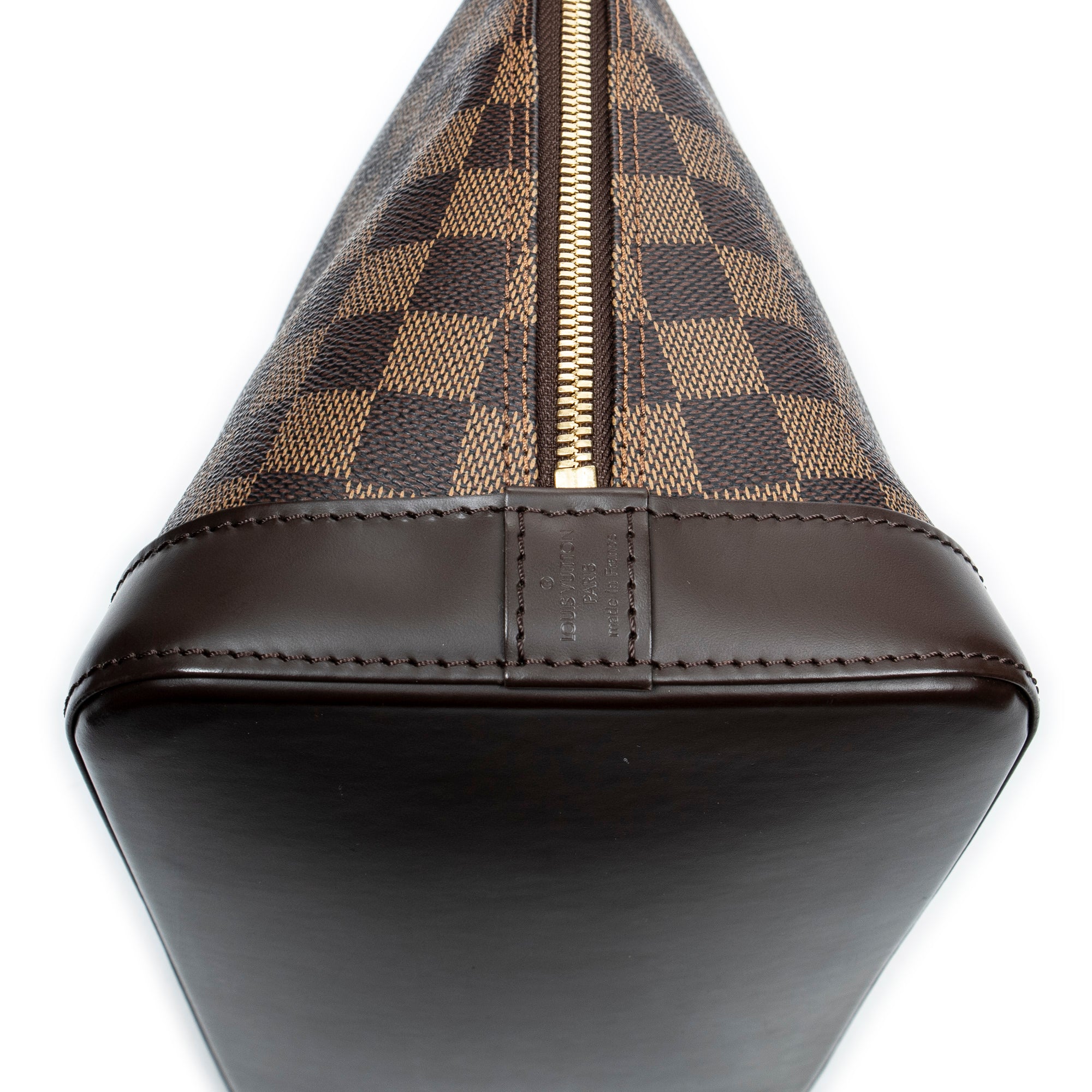 Handbag Alma PM Brown Damier Ebene