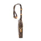 Shoulder Bag Danube Brown Monogram Canvas