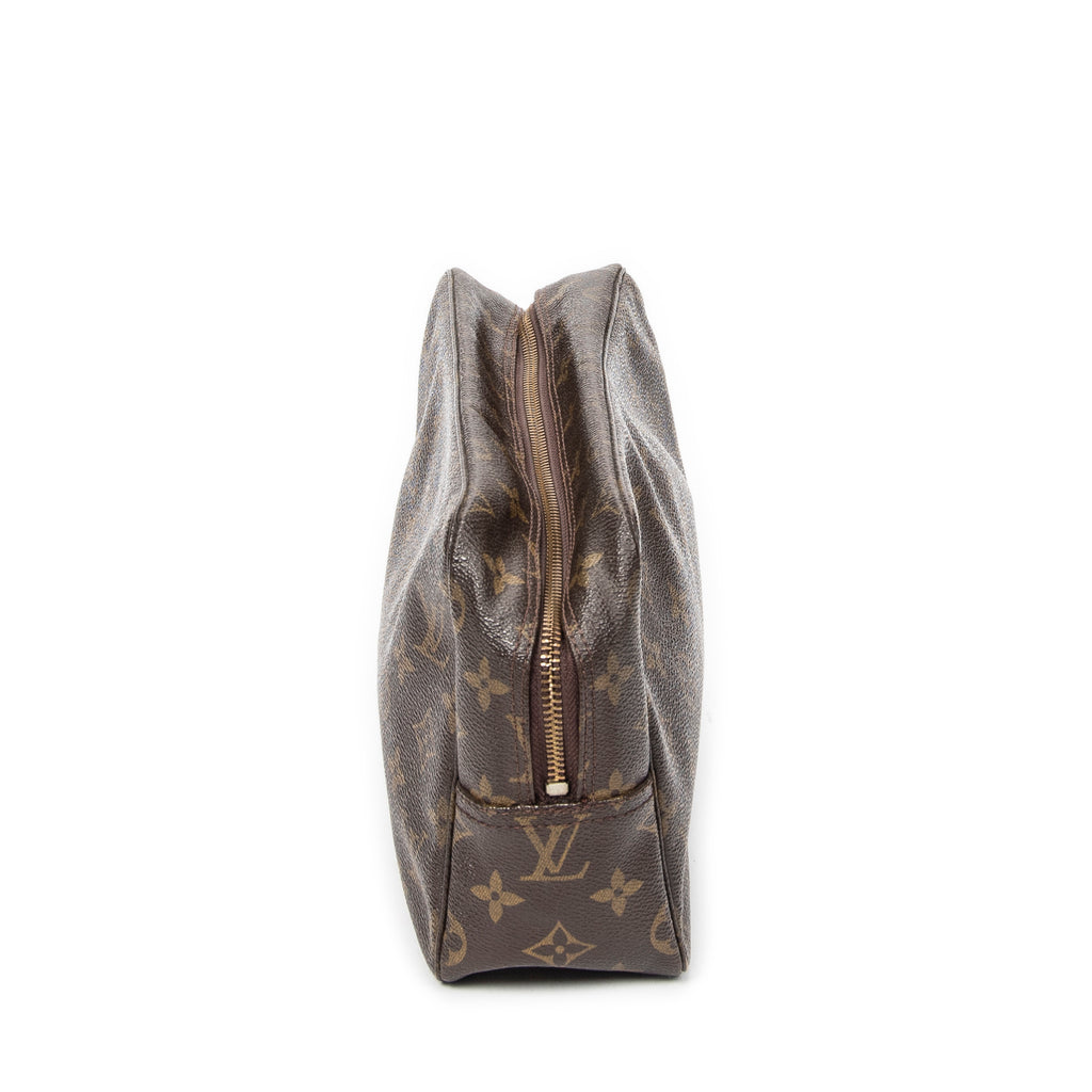 Pouch Toiletry Pouch GM Brown Monogram Canvas