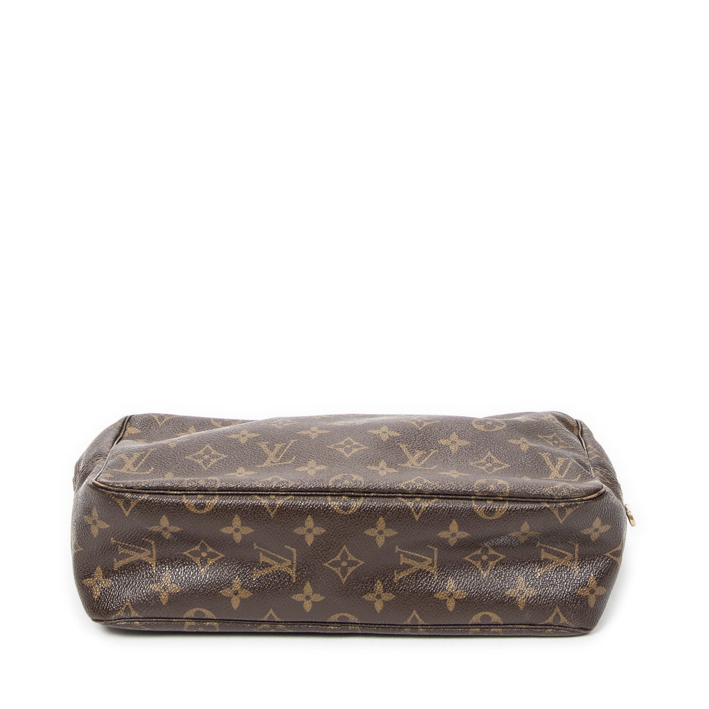 Pouch Toiletry Pouch GM Brown Monogram Canvas