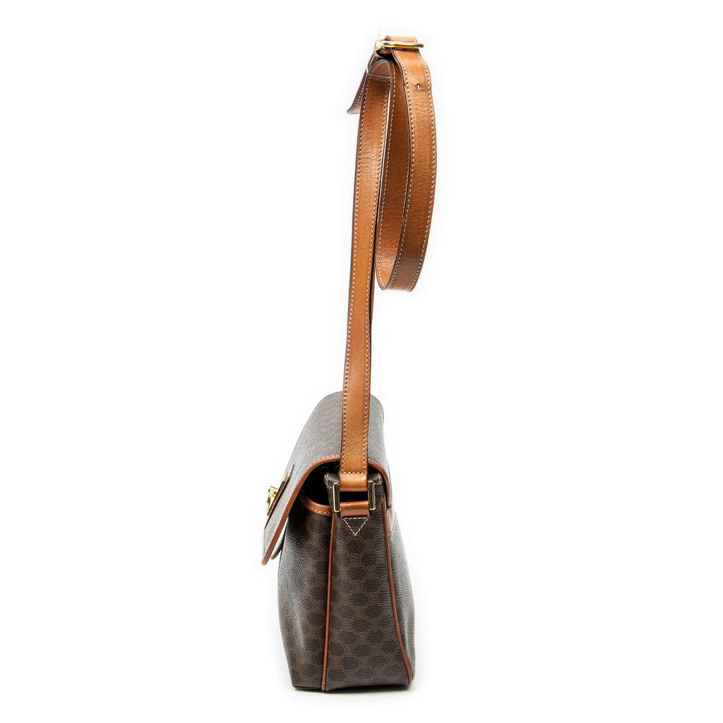 Celine - Sac Bandoulière Vintage Petit Rabat - Marron