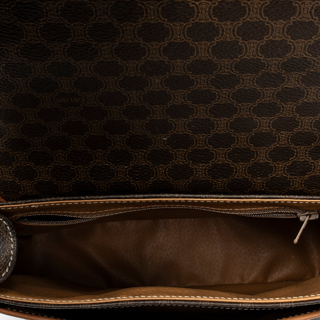 Celine - Sac Bandoulière Vintage Petit Rabat - Marron