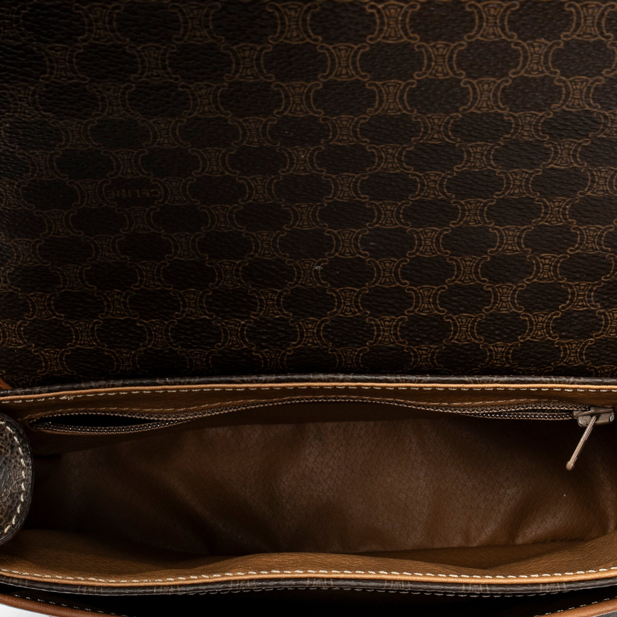 Celine - Sac Bandoulière Vintage Petit Rabat - Marron
