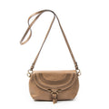 Shoulder Bag Marcie Pochette Crossbody Brown Grained Calfskin Leather