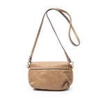 Shoulder Bag Marcie Pochette Crossbody Brown Grained Calfskin Leather