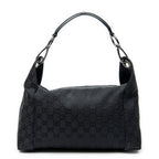 Shoulder Bag Zip Shoulder Bag Black Monogrammed Canvas