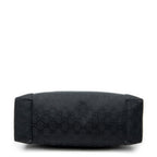 Shoulder Bag Zip Shoulder Bag Black Monogrammed Canvas