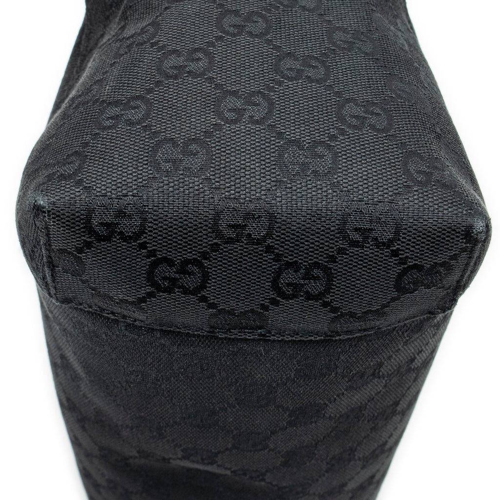 Shoulder Bag Zip Shoulder Bag Black Monogrammed Canvas