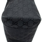 Shoulder Bag Zip Shoulder Bag Black Monogrammed Canvas