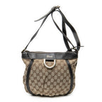 Shoulder Bag D Ring Messenger Brown Monogrammed Canvas