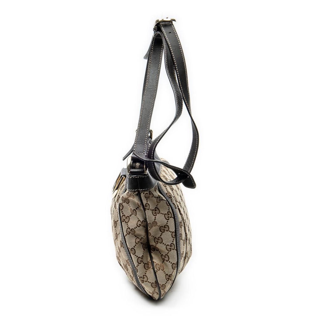Shoulder Bag D Ring Messenger Brown Monogrammed Canvas