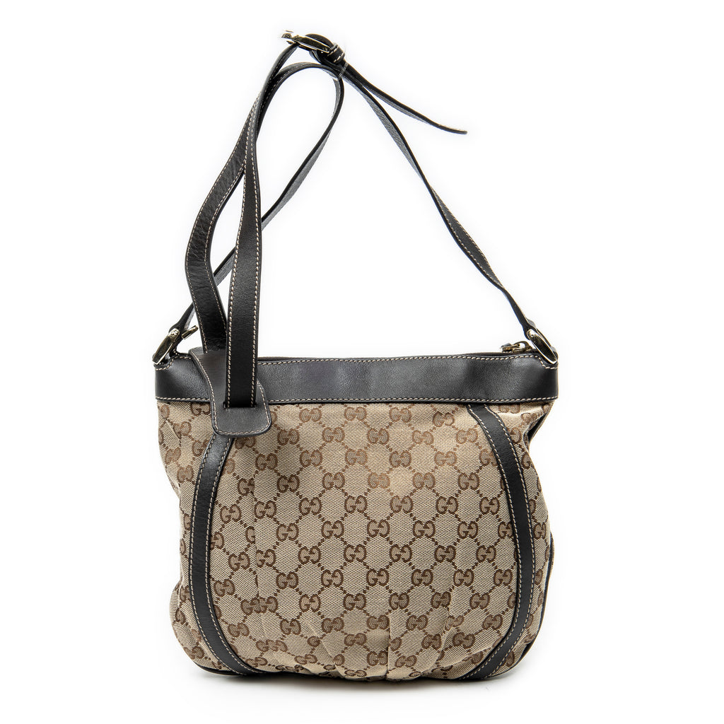Shoulder Bag D Ring Messenger Brown Monogrammed Canvas