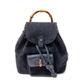 Gucci - Mini Sac à Dos Bambou - Marine