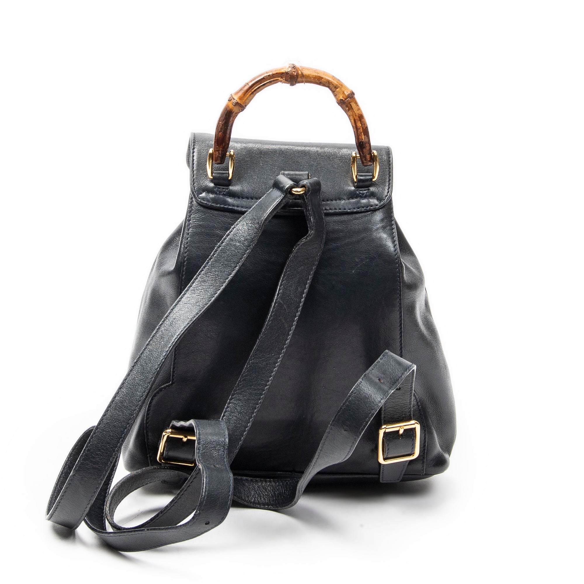 Gucci - Mini Sac à Dos Bambou - Marine
