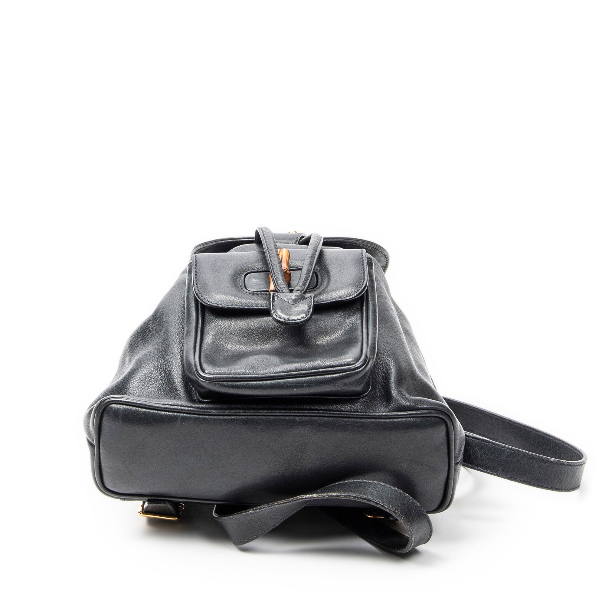 Gucci - Mini Sac à Dos Bambou - Marine