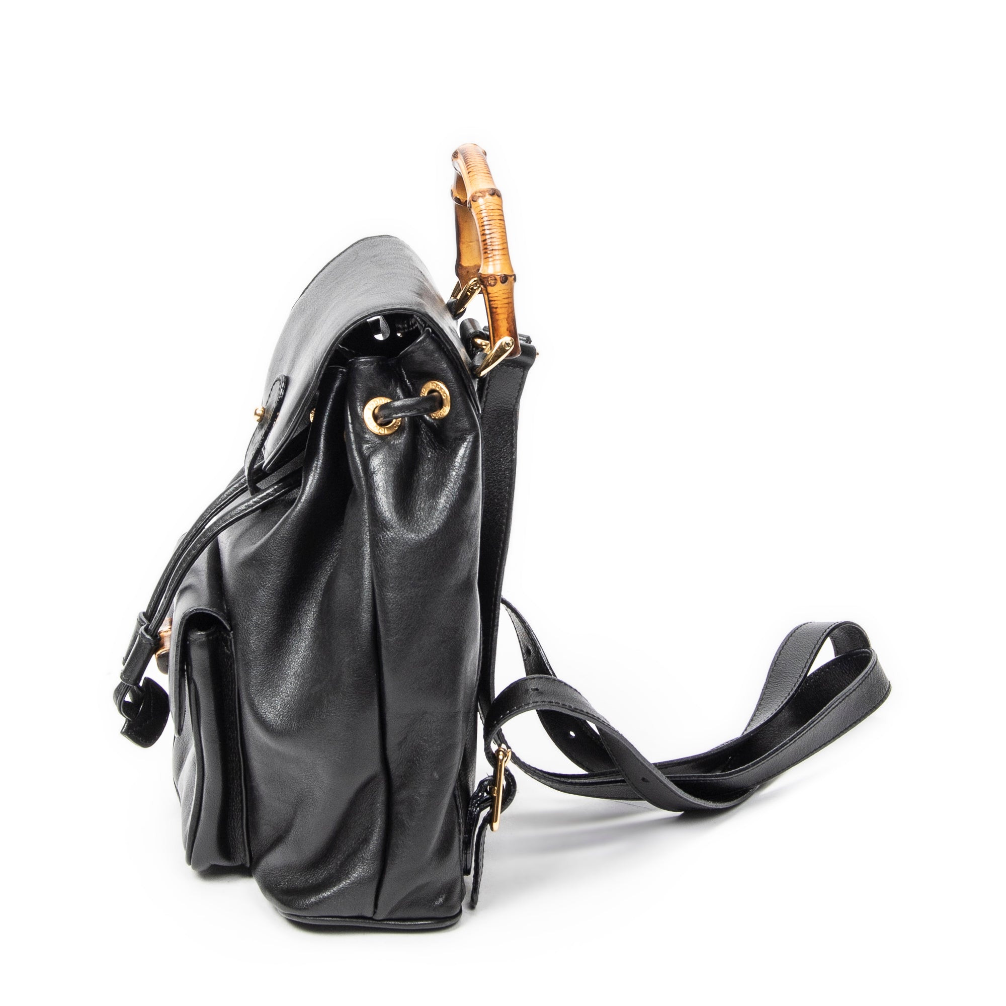 Gucci - Mini Sac à Dos Bambou - Noir