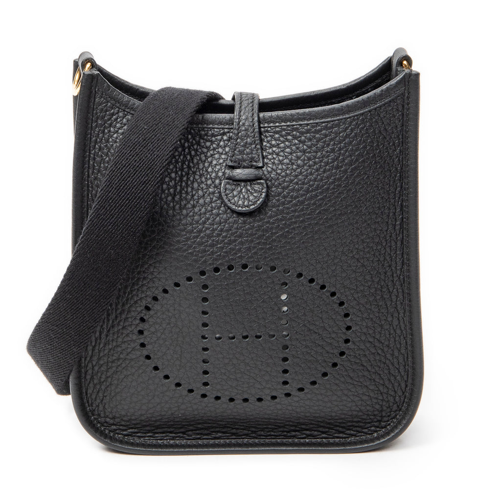 Shoulder Bag Evelyne TPM Black Clemence Leather