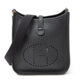 Shoulder Bag Evelyne TPM Black Clemence Leather