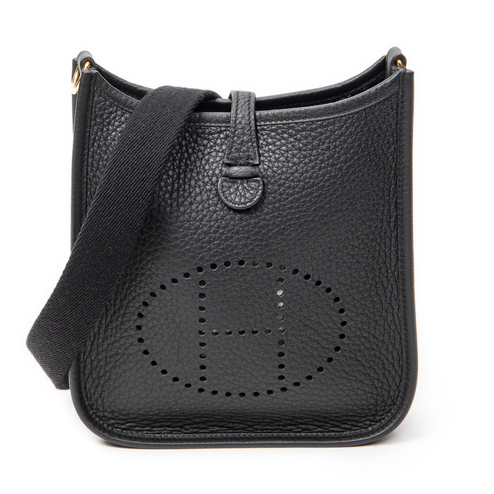 Shoulder Bag Evelyne TPM Black Clemence Leather