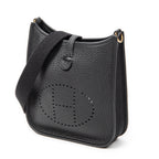 Shoulder Bag Evelyne TPM Black Clemence Leather