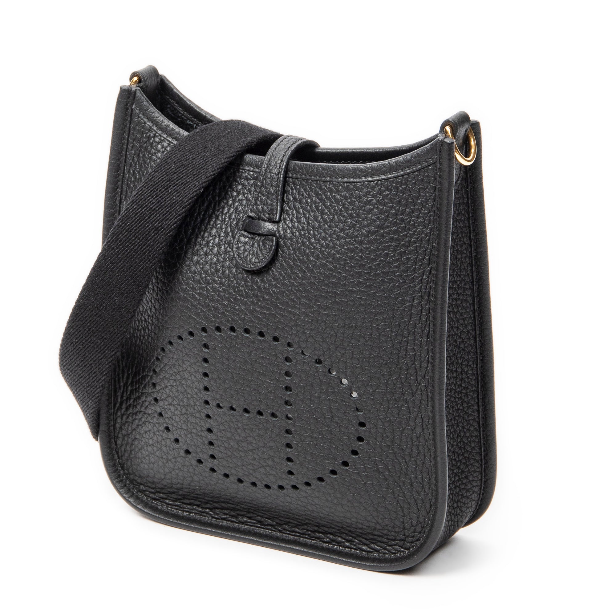 Shoulder Bag Evelyne TPM Black Clemence Leather
