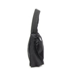 Shoulder Bag Vintage Mini Zip Hobo Black Nylon Canvas