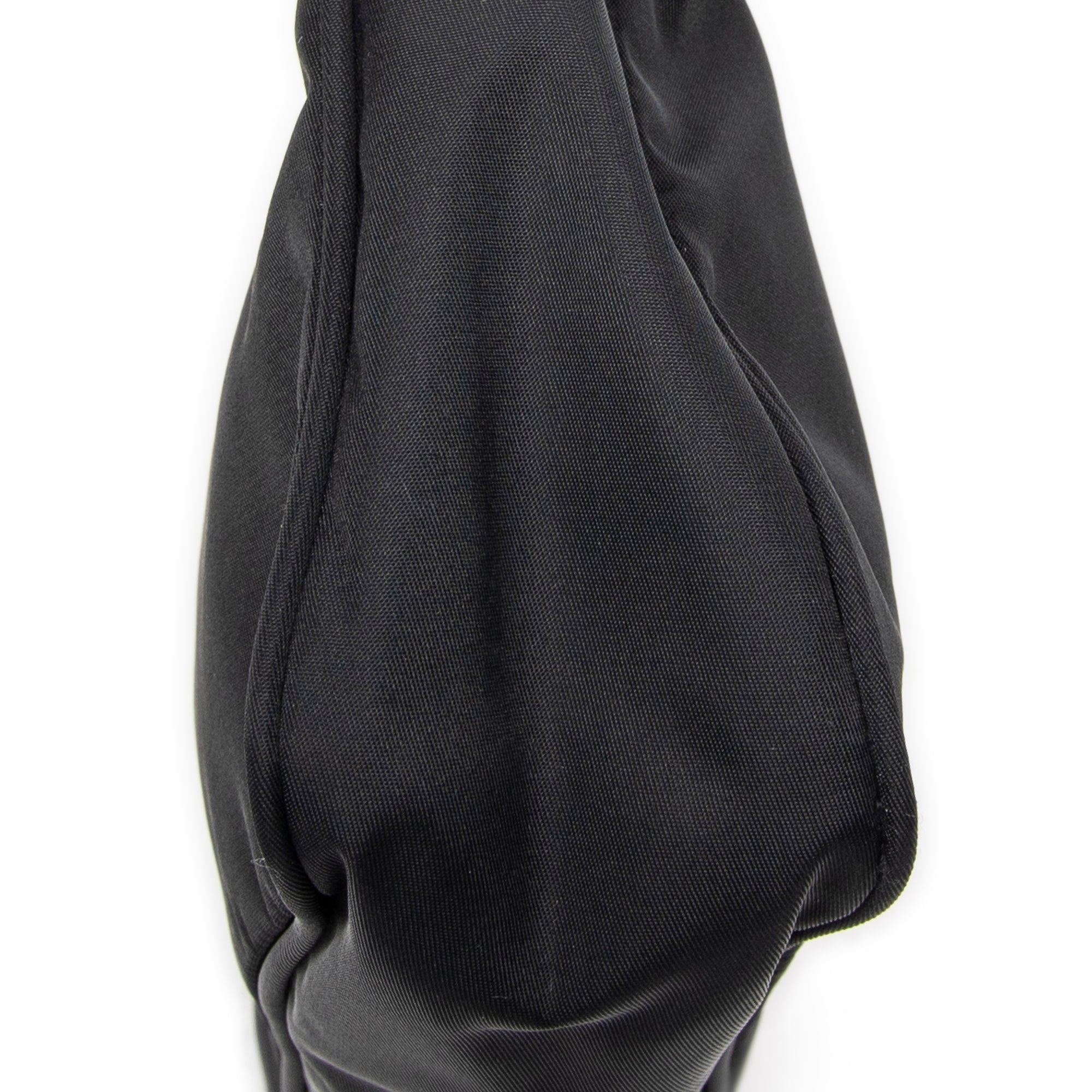 Shoulder Bag Vintage Mini Zip Hobo Black Nylon Canvas