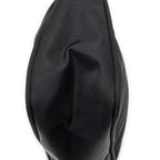 Shoulder Bag Vintage Mini Zip Hobo Black Nylon Canvas
